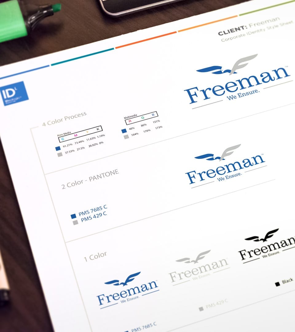 Freeman logo style sheet