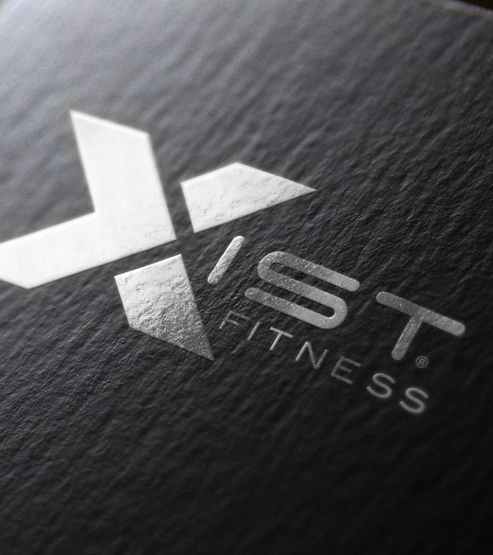 Xist logo design printed in metallic