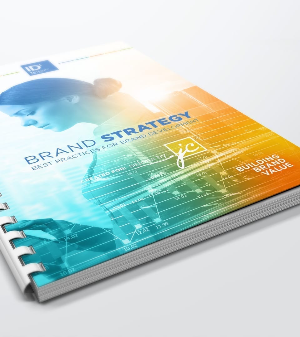 Idealogic's Brand Strategy best practices book for Salons by JC