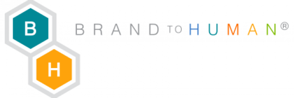 brand to human logo brand to human logo